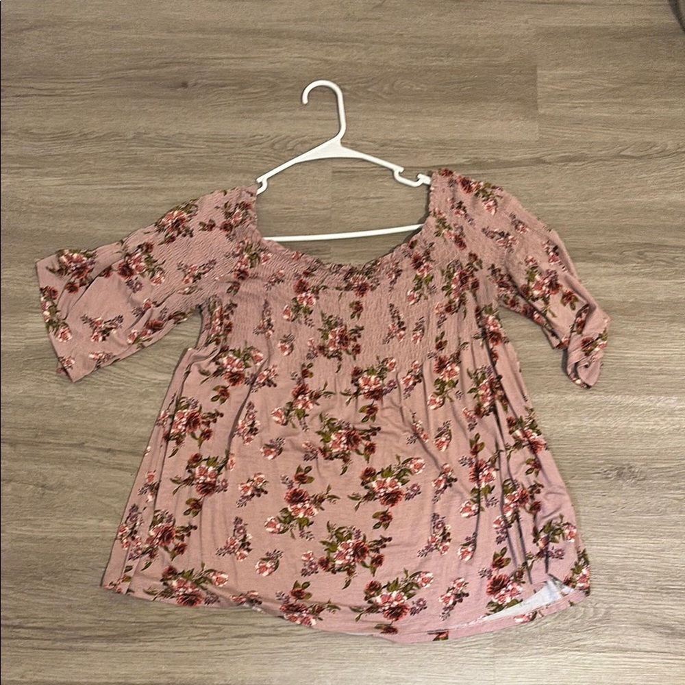 Rewind Pink Floral Blouse